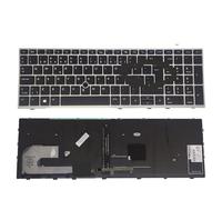 LHHYGSA Hungarian German Swiss Danish Backlit Keyboard For HP for EliteBook 855 850 G5 G6, ZBook 15u g5 g6 HPM17B7 EU Notebook Easy to replace(Danish Light)