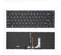 LHHYGSA Laptop Keyboard for MSI GS65 GF63 MS-16R1 PS63 P65 GF65 8RC/D 8RF/E MS-16W1 MS-16W2 MS-16Q1 MS-16Q2 MS-16Q3 MS-16Q4 Easy to replace(White Letter backlit)