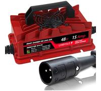 LHIBYOLO 48V Golf Carts Battery for 15 AMP Club Car, with Type 3-Pin Round Plug, 4-7 Hours Full,Club Car 48 Volt,48 Volt Golf Cart Batteries