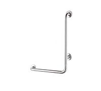 LHIKAGF Grab Bar Bathroom Safety Hand Rail Grab Bars for Wall Mount,28 Inch Brushed Nickel Stainless Steel Polished Handrail,Multifunction L-shaped Frame Home Non Slip Handrail f