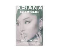 LHIKARQUX Ariana Grande Poster Vintage Music Singer Canvas Art Poster And Wall Art Picture Print Modern Family Bedroom Decor Posters 12x18inch(30x45cm)