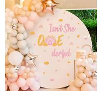 LHIUEM birthday decals Isn't She Onederful