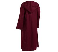 LHJ Men Tunic Hooded Robe Halloween Cosplay Costume Robe Cloak Cape