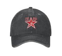 LHJHZDJC 2022 Russian Soviet CCCP Denim Baseball Cap Snapback Hat Men Women Army Military National Emblem Cap Summer Casquette Gorras