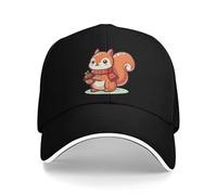 LHJHZDJC Cartoon Squirrel Baseball Cap Couple Women Custom Logo Trucker Hat Spring y2k Cool Hiking Fishing Snapback Cap