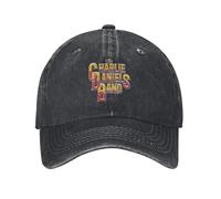 LHJHZDJC Charlie Daniels, The Grand Ole Band, Retro Music Festival Denim Hat Breathable Design Men's Cap Women's Baseball Cap