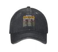 LHJHZDJC Forgotten Black Inventors, Black History Month, Proud Denim Trucker Hat Outdoor Adventures Cap Female Baseball Cap for Men