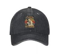 LHJHZDJC I Ain't Got Time to Bleed, Vintage Denim Trucker Hat Breathable Design Golf Hat Baseball Cap Men