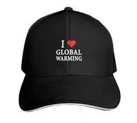 LHJHZDJC I Love Global Warming Gift Women, Men Baseball Cap Anime Hat Western Hat Snap Back Hat for Man Women's