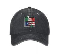 LHJHZDJC Italian-Puerto Rican Puerto Rico Flag Design Cap Durable for All Seasons Summer Hat Women's Baseball Cap