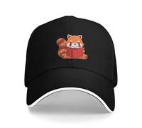 LHJHZDJC Red Reading Book Baseball Cap Women Men Custom Logo Trucker Hat Summer y2k Funny Hunting Camping Sun Visor Baseball Caps