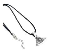 LHJHZDJC Slavic Jewelry Perun Axe Pendant Necklace Sekira Viking Nordic Talisman Varg Rope Chain Hip Hop gift Streetwear Accessory for Men Women Casual Gift