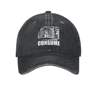 LHJHZDJC They Live Consume Movie Denim Hat Lightweight Men's Hats Baseball Cap Men