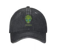 LHJHZDJC UFO, Humans aren't Real, UFO Enthusiasts Cap Breathable Design Women Hat Cap Man Summer