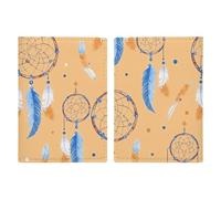 LHJKB Durable PU Material Passport Protective Cover, Dream Catcher Pattern Printing Cute Passport Protective Cover Women and Men Passport Cover Wear-Resistant Passport Bag