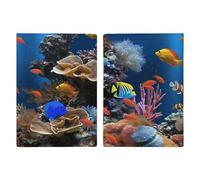 LHJKB Durable PU Material Passport Protective Cover, Marine Life Printing Cute Passport Protective Cover Women and Men Passport Cover Wear-Resistant Passport Bag