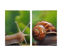 LHJKB Durable PU Material Passport Protective Cover, Wildlife Animal Snail Printing Cute Passport Protective Cover Women and Men Passport Cover Wear-Resistant Passport Bag