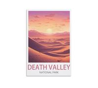 LHJOIUN Death Valley National Park Vintage Travel Posters 12x18inch(30x45cm) Art Canvas Print For Living Room Bedroom Home Decoration Modern Art