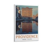LHJOIUN Providence Rhode Island Vintage Travel Posters 08x12inch(20x30cm) Art Canvas Print For Living Room Bedroom Home Decoration Modern Art