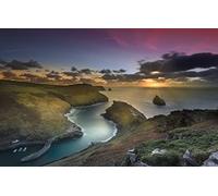 LHJOYSP jigsaw puzzle for 1000 piece,natural beauty,coast,England,Boscastle harbour,75x50cm