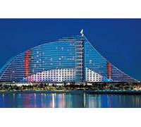 LHJOYSP jigsaw puzzle sets for adults 1000 pieces City Dubai UAE Jumeirah Beach 75x50cm