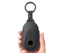 lhkforw for Mercedes Benz Key Fob Cover Suede Protection Smart Case(B_K,A) | Soft Suede,Full Cover Protection, Fit with Mercedes Benz A B C E G R S M Class CLA CLS GLA GLC GT SLS Smart Key Holder