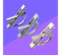 LHKQHRDL Zinc Alloy Or Stainless Steel Concealed Handle Embedded Concealed Handle for Industrial Equipment Tatami Hardware Furniture 1Pcs(XG01-043-S Glossy)