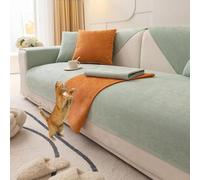 LHKXKKXX Sofa Cover Waterproof Blanket, Non-slip Sofa Cover for 1 2 3 4 Seater Throw Blankets, Couch Cover L Shape Corner Sofa, Avocado, 70x90cm