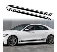 LHLUCKY 2 Pieces Racing Car Side Stripe Sticker for Ford Focus ST-Line MK4 2019-2021, Modified Stripe Decal Decoration Car Exterior Accessories,B
