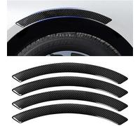 LHLUCKY 4 Pcs Car Wheel Arch Eyebrows Strip for Peugeot 3008 Hybrid 2024-, Car Wheel Fender, Adhesive Car Wheel Arch Guard, Carbon Fiber