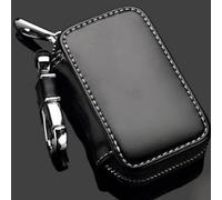 LHLUCKY Car Key Case for Leapmotor C10, Key Pouch Leather Car Key Pouch Car Key Fob Cover Keyring Pouch, Black