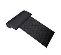 LHLUCKY Car Seat Cushion for Tesla Model 3 Highland 2024, Leather Cushion, Car Seat Extender Cushion for Cars Buses Trains Office Home,Black