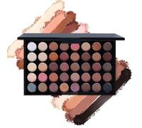 LHLXZQ 40 Colours Eyeshadow Palette, multi-color pearl makeup tray, makeup set, eye shadow, matte, flash,and pearl neon tray set, daily party makeup palette * 2