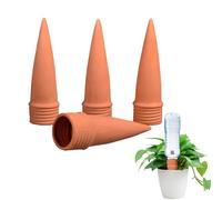 LHLXZQ 4Pcs Clay plant automatic watering stakes, self-priming pot watering nails, clay drip irrigation posts, slow release plant automatic waterers, indoor and outdoor pot watering posts *2