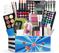 LHLXZQ Women's Makeup set, Full makeup set with eyeshadow, lipstick, lip gloss, concealer, mascara, beauty brush, etc. with storage case, portable travel cosmetic palette for teens and adults#8