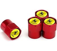 LHLYNYT 4 Pcs Tyre Valve Caps for Ferrari 250 GTO 1962 1963 1964, Stem Dust Covers Tire Car With O Ring Seal Corrosion-Resistant Anti-Scratch Tyre Valve,B