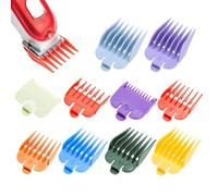 LHLZNB 10Pcs Clipper Guards 10 Sizes Hair Clipper Guards Universal Professional Hair Clipper Guide Combs Multicolor Replacement Hair Clipper Limit Comb for Wahl for Most Clippers Trimmers