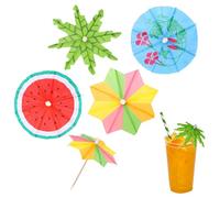 LHLZNB 60 Pack Colorful Paper Cocktail Umbrellas - Drink Decorations for Summer Parties, Beach Themes, Birthday Celebrations, Christmas Cocktails, Festival Supplies & Holiday Events