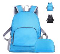 LHLZNB Backpack for Travelling, Rucksack for Men Womens Backpack, Handy Ultra Lightweight Foldable Small Ruck Sack, Outdoor Camping Walking Hiking Climbing Travel Daypack (blue)