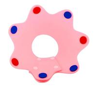 LHLZNB Cat Cone Collar Soft, dog cone collar，Adjustable Cat Recovery Collar, Sun Flower Neck Dog Cat Protective After Surgery Pet Protective Collar, Anti-Bite or Lick for Cats (Pink, S)