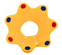 LHLZNB Cat Cone Collar Soft, dog cone collar，Adjustable Cat Recovery Collar, Sun Flower Neck Dog Cat Protective After Surgery Pet Protective Collar, Anti-Bite or Lick for Cats (yellow, L)