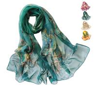 LHLZNB Elegant Chiffon Scarf for Women - Luxurious Lightweight Scarves, Beach Towels, Head Wraps, Shawls & Wraps for All Seasons - Exquisite Fashion Gift Idea(H100003)