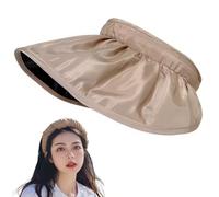 LHLZNB Sun Visors for Women, 2 in 1 Foldable Sun Visor Hat/Headbands, Sun Visor Hat Wide Brim, Women's Visors with UV Protection, Topless Sun Hat Summer for Outdoor Sports (UK, Alpha, M, L, Khaki)