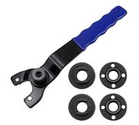 LHLZNB Universal Angle Grinder Spanner 8-48mm Adjustable Pin Spanner with Allen Key Fitting Part Inner Outer Flange Home Spanner Wrenches Repair Tool Applied to 4''5''6''7''9'' Angle Grinder Polisher