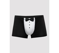 LHM Tuxedo Boxer Shorts - L / XL - Black Black