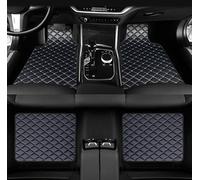 LHMM 4PC Car Floor Mats for Ford Mondeo MK5 2015-2023, Leather Auto Front Rear Row Carpet All Weather Anti-slip Wear-resistant Car Accessories, C BlackBlue