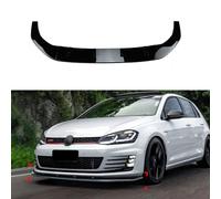 LHMM Car Front Bumper Splitter, for VW Golf 7 Golf MK7 GTI R Rline 2013-2016 Front Spoiler Diffuser Front Lip Splitter Protector Body Kit,A gloss black