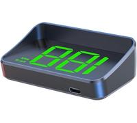 LHMM Heads up Display for Cars for GMC Sierra 1500 SLT, Car HUD Head Up Display Digital Speedometer Automatic Brightness Adjustment Plug Play,A