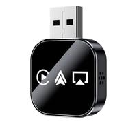 LHMM Wireless CarPlay Auto Adapter for Jaguar I-Pace 2019 2020 2021 2022 2023 2024, Mini Auto Dongle Plug Play for Wired CarPlay Auto-Connect Car Adapter,A