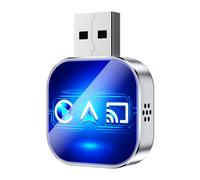 LHMM Wireless CarPlay Auto Adapter for Lincoln MKS 2017 2018, Mini Auto Dongle Plug Play for Wired CarPlay Auto-Connect Car Adapter,F